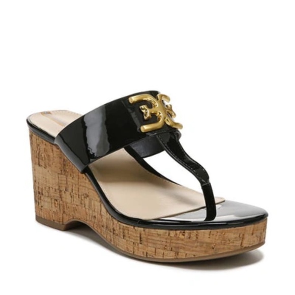 Sam Edelman Shoes - NWOT Sam Edelman Yardlie Black Wedge Sandals